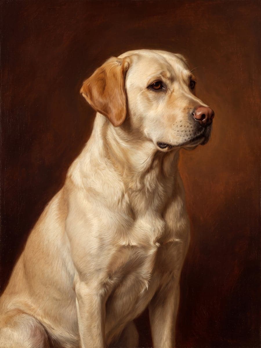 A portrait in the The Heirloom style